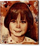 Mary Bell Dry Blood Acrylic Print