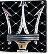 Maserati Emblem Acrylic Print