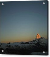 Matterhorn At Sunrise Acrylic Print