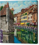 Medieval Jail In Annecy Acrylic Print