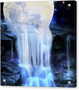 Melted Moon Acrylic Print