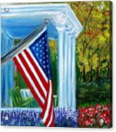 Memorial Day Usa Flag Acrylic Print