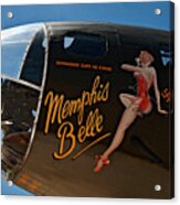 Memphis Belle Nose Art Acrylic Print