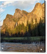Merced River Yosemite Color Acrylic Print