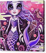 Mermaid At Dusk Acrylic Print
