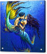 Mermaid Kiss Acrylic Print