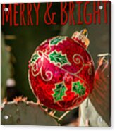 Merry And Bright Acrylic Print