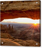 Mesa Arch Sunrise - Canyonlands National Park - Moab Utah Acrylic Print
