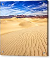 Mesquite Flat Sand Dunes In Death Valley Acrylic Print