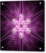 Metatron's Cube Atomic Acrylic Print