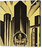 Metropolis Theatrical Poster 1927 Acrylic Print