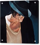 Michael Jackson  Black Hat Acrylic Print