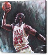 Michael Jordan Acrylic Print