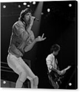 Mick Jagger And Keith Richards On Stage Acrylic Print