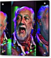 Mick Fleetwood Triptych Acrylic Print