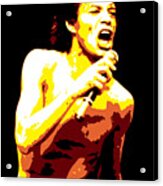Mick Jagger Acrylic Print