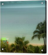 Mid-beach Miami-1 Acrylic Print