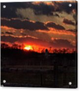 Mid Ohio Sunset Acrylic Print