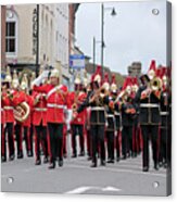 Military Marching Band Dorking Surrey Uk Acrylic Print