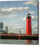 Milwaukee Pierhead Lighthouse Acrylic Print