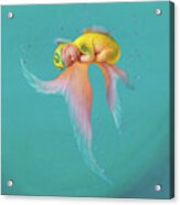 Mira As A Tropical Fish Acrylic Print