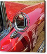 Mirror On A Vintage Car Acrylic Print