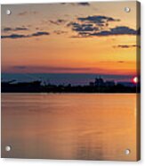Mobile Bay Sunset Acrylic Print