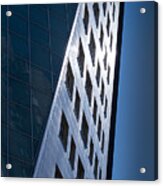 Blue Modern Apartment Building Acrylic Print