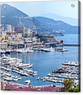 Monaco Panoramic Acrylic Print