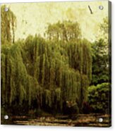 Monet's Garden Acrylic Print
