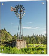 Montana Windmill Acrylic Print