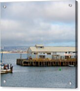 Monterey Commercial Wharf Acrylic Print