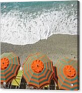 Monterosso Umbrellas Acrylic Print