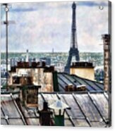 Montmartre Rooftop Acrylic Print