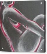 Mood 2 - Female Nude Acrylic Print