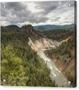 Moody Yellowstone Acrylic Print