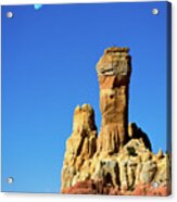 Moon Over Chimney Rock #2 Acrylic Print