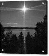 Moon Over Torch Lake 3642 Acrylic Print