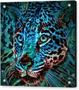 Moonlight Leopard Acrylic Print