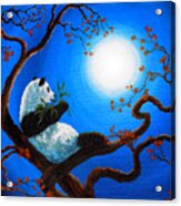 Moonlit Snack Acrylic Print