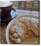 Morning Coffee And Pastry Acrylic Print