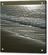 Morning Light On Sandown Beach Acrylic Print