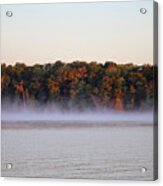 Morning Mist On Kentucky Lake Acrylic Print