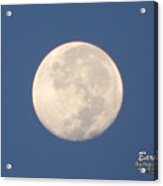 Morning Moon Acrylic Print