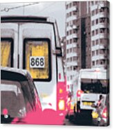 Moscow Traffic Acrylic Print