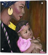 Mother And Child Acrylic Print