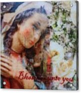 Mother Mary Blessing Acrylic Print