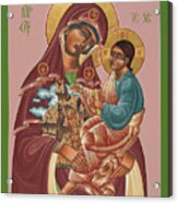 Mother Of God Stone Broke Loose From The Mountain 160 Acrylic Print