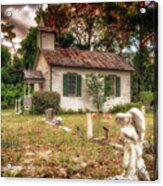 Moultrie Church And Graveyard Acrylic Print