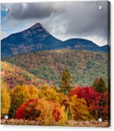 Peak Fall Colors On Mount Chocorua Acrylic Print